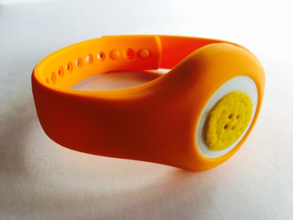 orange smart button strap